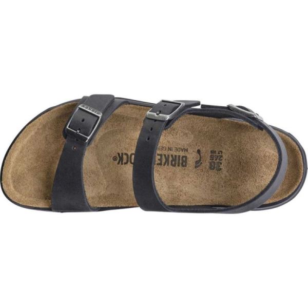 Birkenstock-Women's Sonora CT Slingback Sandal Black Oiled Nubuck Leather