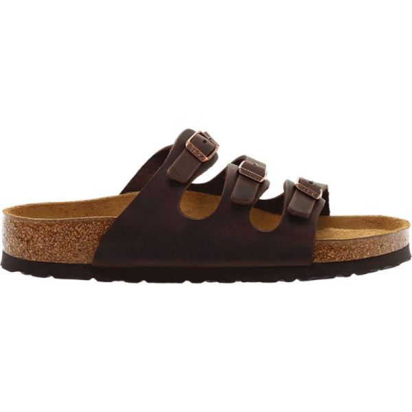 Birkenstock-Women's Florida Oiled Leather with Soft Footbed Habana Oiled Leather