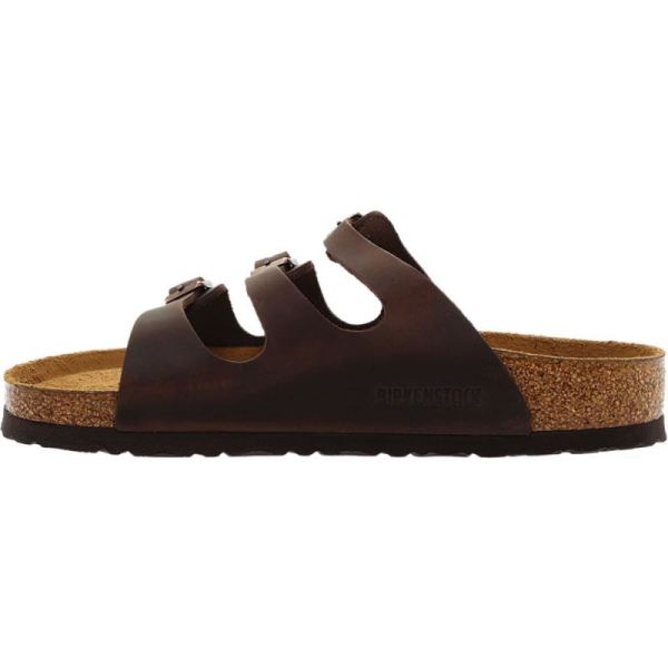 Birkenstock-Women's Florida Oiled Leather with Soft Footbed Habana Oiled Leather