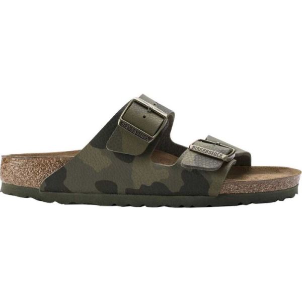 Birkenstock-Women's Arizona Camo Slide Desert Soil Khaki Camo Birko-Flor