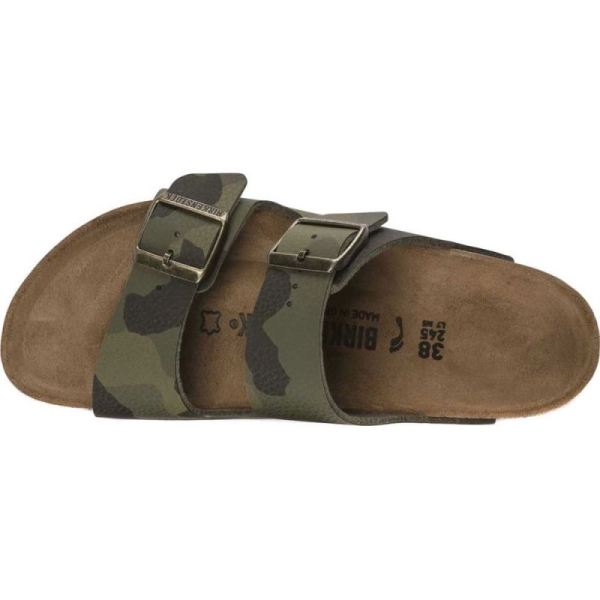 Birkenstock-Women's Arizona Camo Slide Desert Soil Khaki Camo Birko-Flor