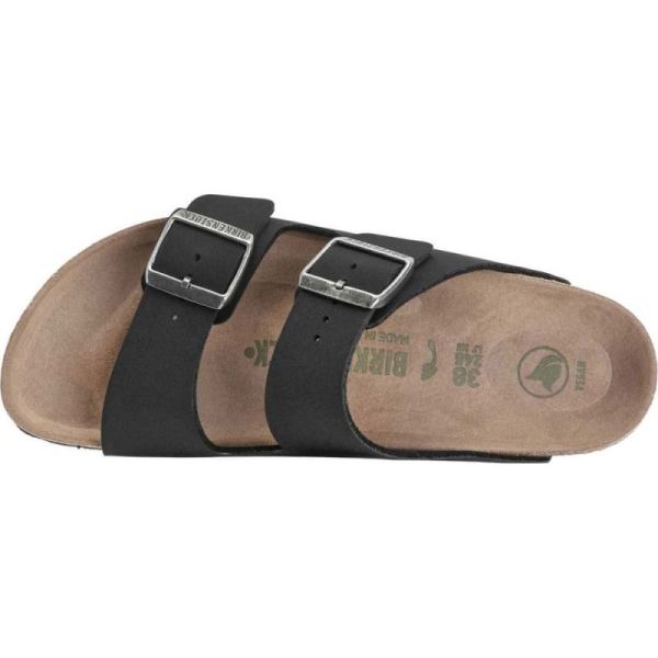 Birkenstock-Women's Arizona Vegan Slide Black Birkibuc