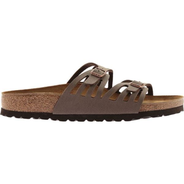 Birkenstock-Women's Granada Birkibuc Mocha