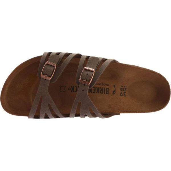 Birkenstock-Women's Granada Birkibuc Mocha