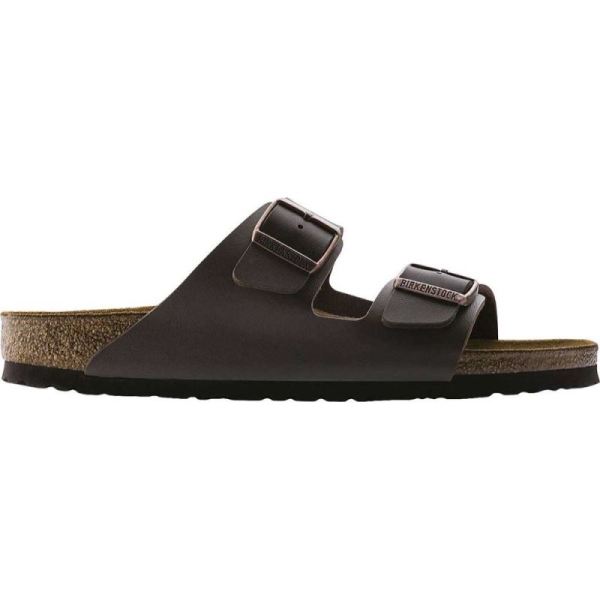 Birkenstock-Men's Arizona Birko-Flor Slide Brown Birko Flor