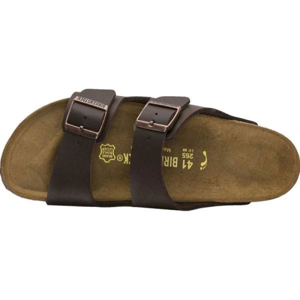 Birkenstock-Men's Arizona Birko-Flor Slide Brown Birko Flor