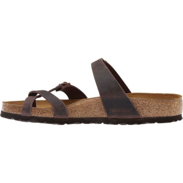 Birkenstock-Women's Mayari Oiled Leather Thong Sandal Habana Oiled Leather