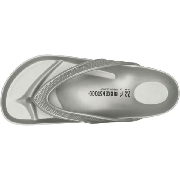 Birkenstock-Women's Honolulu Flip Flop Metallic Silver EVA