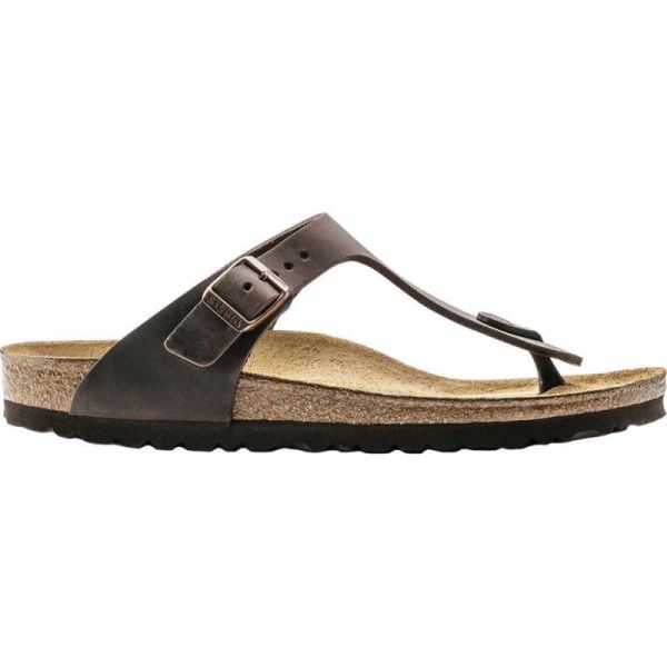 Birkenstock-Women's Gizeh Thong Sandal Habana Oiled