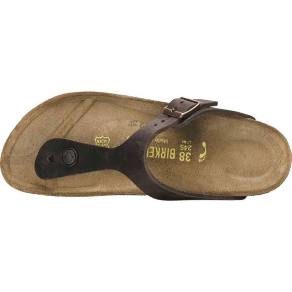 Birkenstock-Women's Gizeh Thong Sandal Habana Oiled