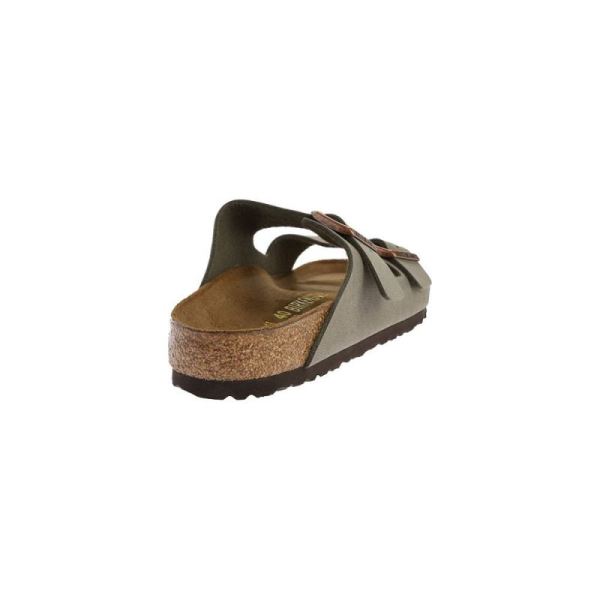 Birkenstock-Men's Arizona Birkibuc Slide Stone Birkibuc