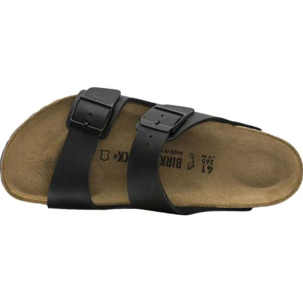 Birkenstock-Men's Arizona Birko-Flor Slide Black Birko Flor