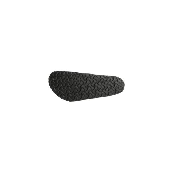Birkenstock-Women's Arizona Soft Footbed Oil Leather Slide Black Oiled Leather