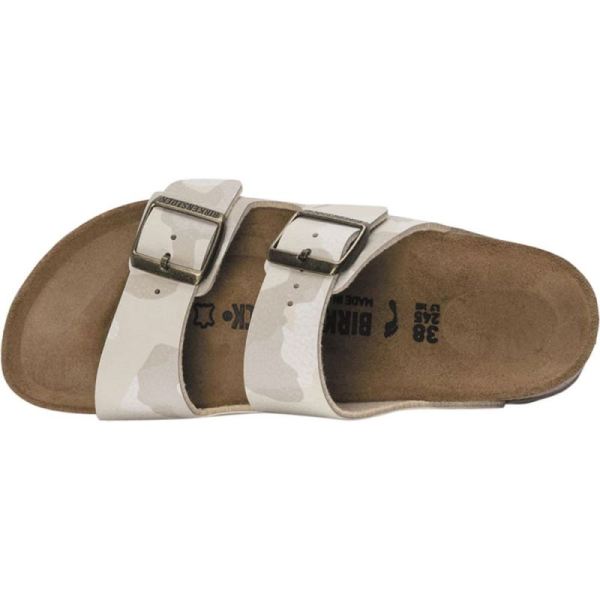 Birkenstock-Women's Arizona Camo Slide Desert Soil Sand Camo Birko-Flor