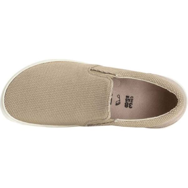 Birkenstock-Women's Oswego Slip On Sneaker Sandcastle Canvas