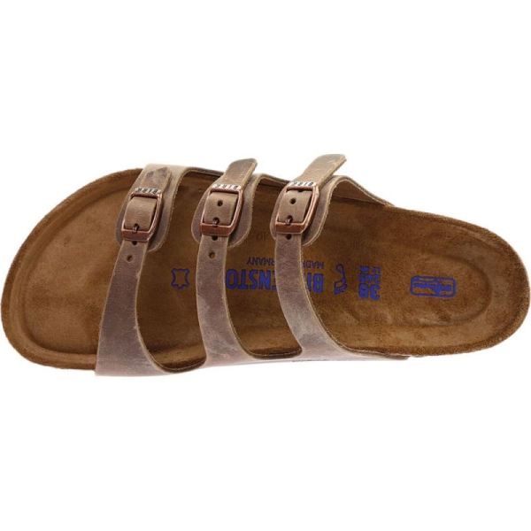 Birkenstock-Women's Florida Oiled Leather with Soft Footbed Tobacco Oiled Leather