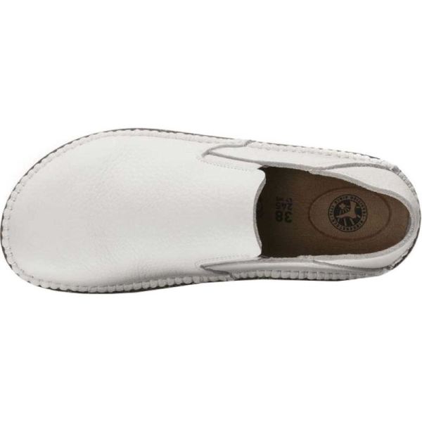 Birkenstock-Women's Callan Convertible Slip On Sneaker White Pebbled Leather