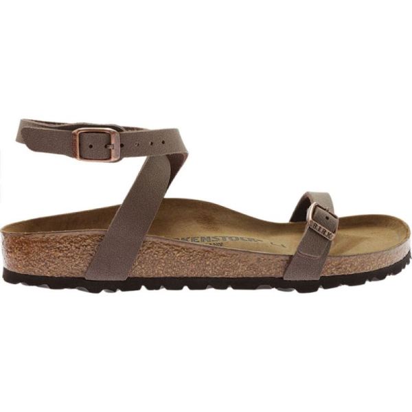 Birkenstock-Women's Daloa Ankle Strap Sandal Mocha Birko-Flor