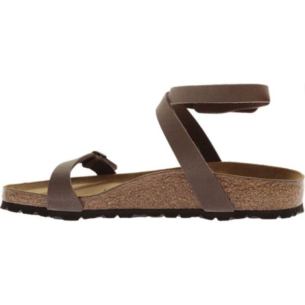 Birkenstock-Women's Daloa Ankle Strap Sandal Mocha Birko-Flor