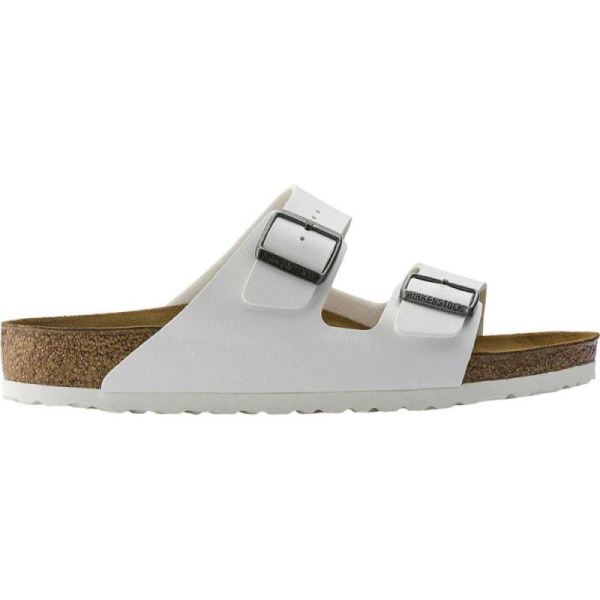 Birkenstock-Women's Arizona Birko-Flor Slide White/White Sole