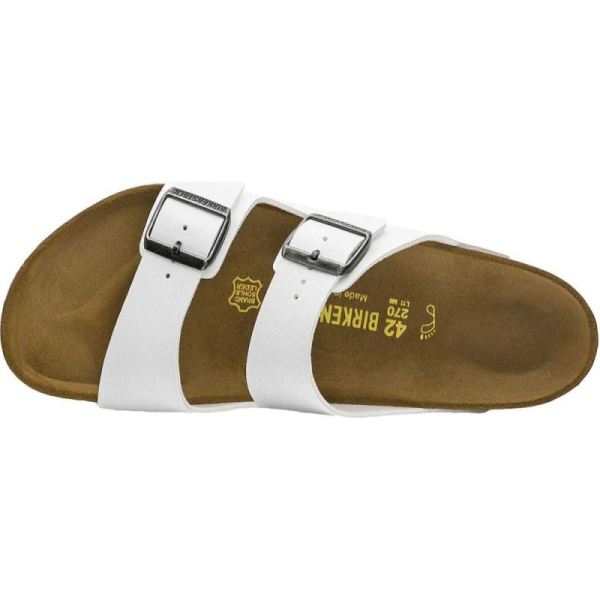 Birkenstock-Women's Arizona Birko-Flor Slide White/White Sole