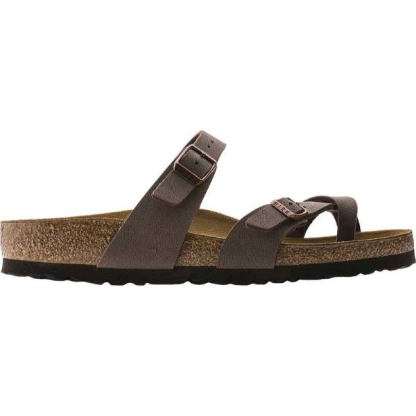 Birkenstock-Women's Mayari Birkibuc Strappy Sandal Mocha