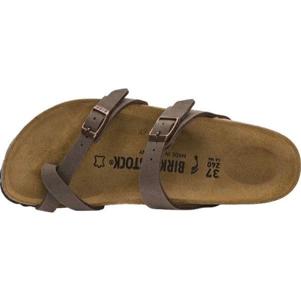 Birkenstock-Women's Mayari Birkibuc Strappy Sandal Mocha