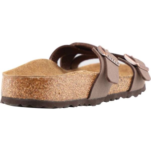 Birkenstock-Women's Yao Birkibuc Slide Mocha Birkibuc