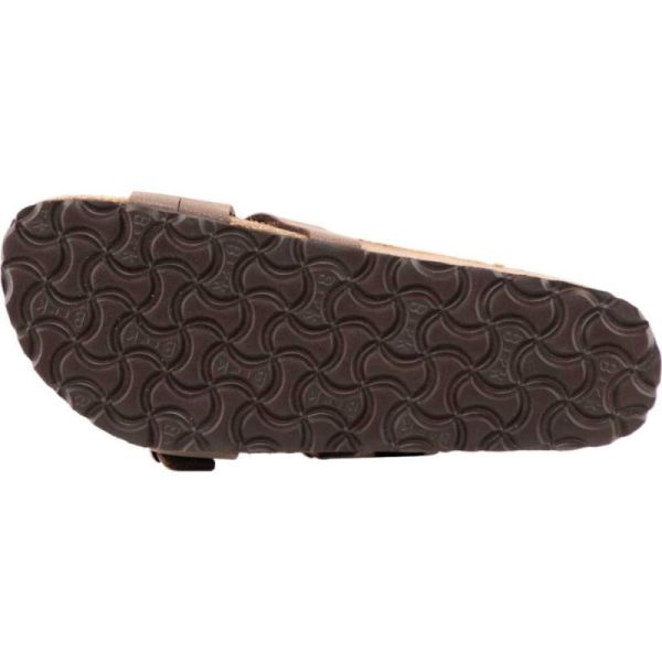 Birkenstock-Women's Yao Birkibuc Slide Mocha Birkibuc