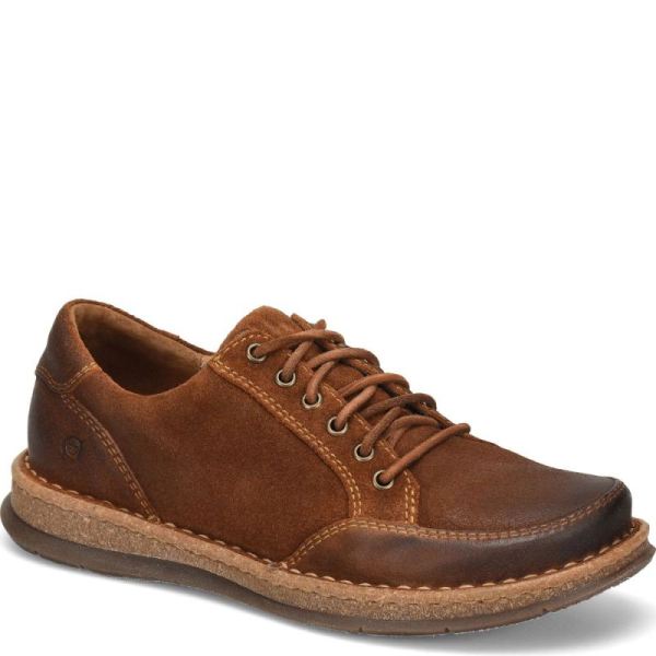 Born | For Men Bronson Slip-Ons & Lace-Ups - Glazed Ginger Distressed (Brown)