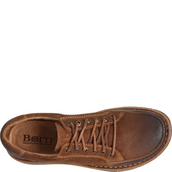 Born | For Men Bronson Slip-Ons & Lace-Ups - Glazed Ginger Distressed (Brown)