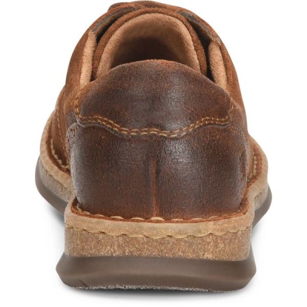 Born | For Men Bronson Slip-Ons & Lace-Ups - Glazed Ginger Distressed (Brown)