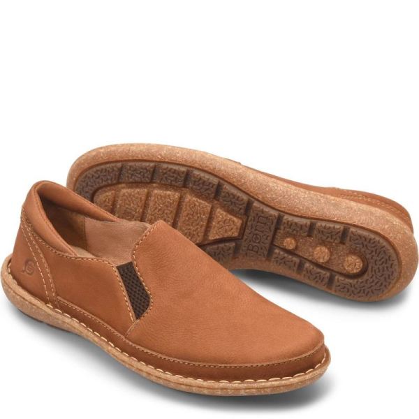 Born | For Women Mayflower II Slip-Ons & Lace-Ups - Maple Leaf Nubuck (Tan)