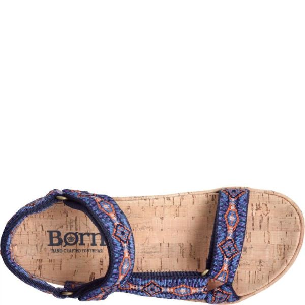 Born | For Women Sirena Sandals - Navy Fabric (Multicolor)