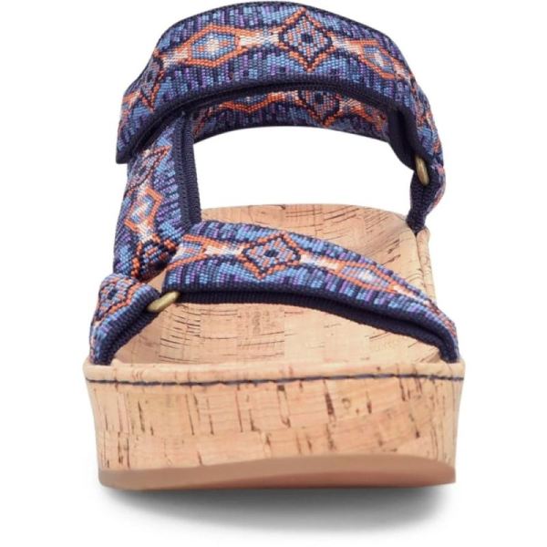 Born | For Women Sirena Sandals - Navy Fabric (Multicolor)