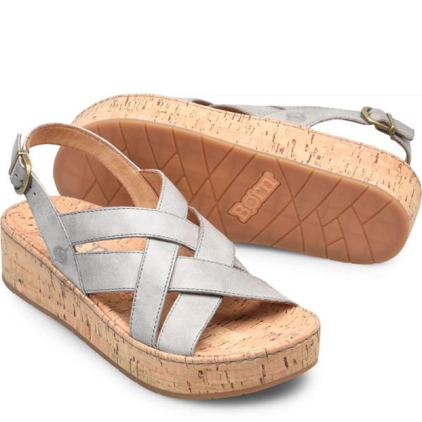 Born | For Women Shona Sandals - Grey Cenere (Grey)