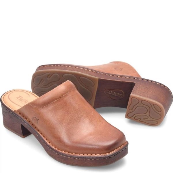 Born | For Women Hilary Clogs - Cognac (Brown)