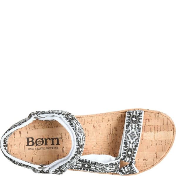 Born | For Women Sirena Sandals - Black Fabric (Multicolor)