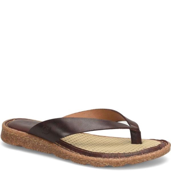 Born | For Women Bora Basic Sandals - Dark Brown (Brown)