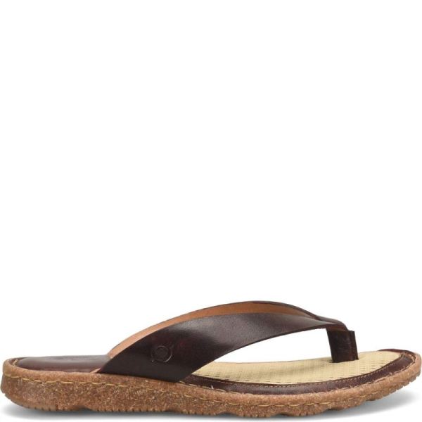 Born | For Women Bora Basic Sandals - Dark Brown (Brown)