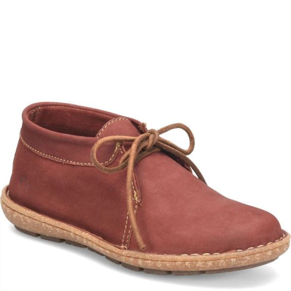 Born | For Women Nuala Boots - Brick Nubuck (Red)