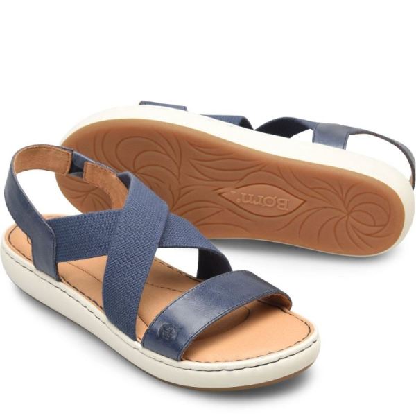 Born | For Women Jayla Sandals - Navy Combo (Blue)