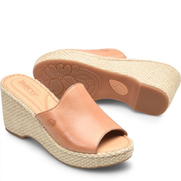 Born | For Women Lilah Sandals - Natural Full Grain (Tan)