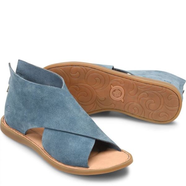 Born | For Women Iwa Sandals - Jeans Suede (Blue)