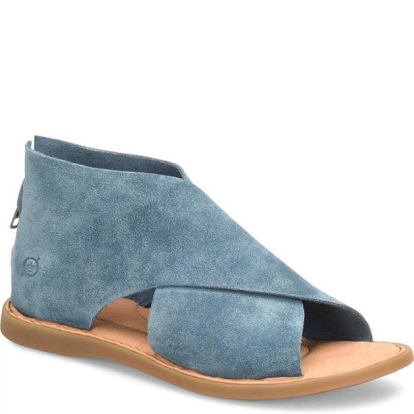 Born | For Women Iwa Sandals - Jeans Suede (Blue)