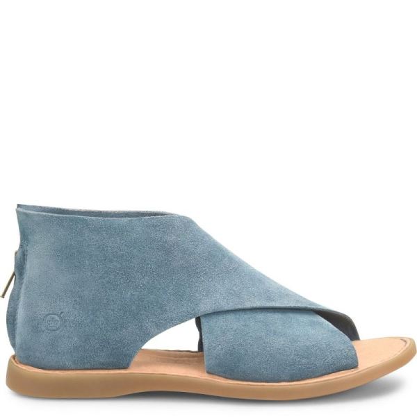 Born | For Women Iwa Sandals - Jeans Suede (Blue)