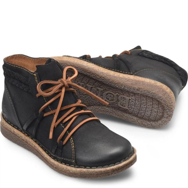 Born | For Women Temple II Boots - Black Distressed (Black)