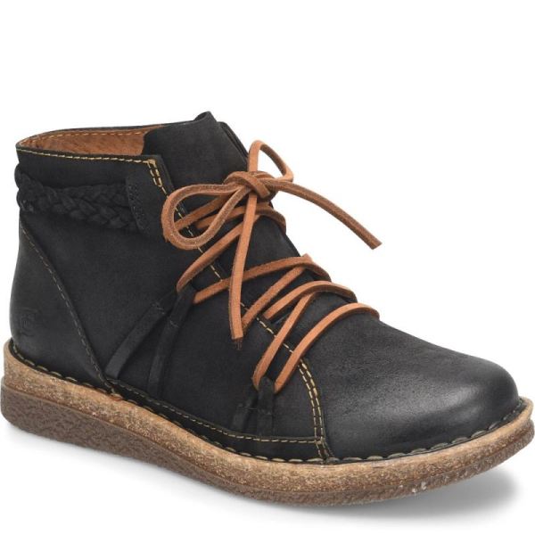 Born | For Women Temple II Boots - Black Distressed (Black)