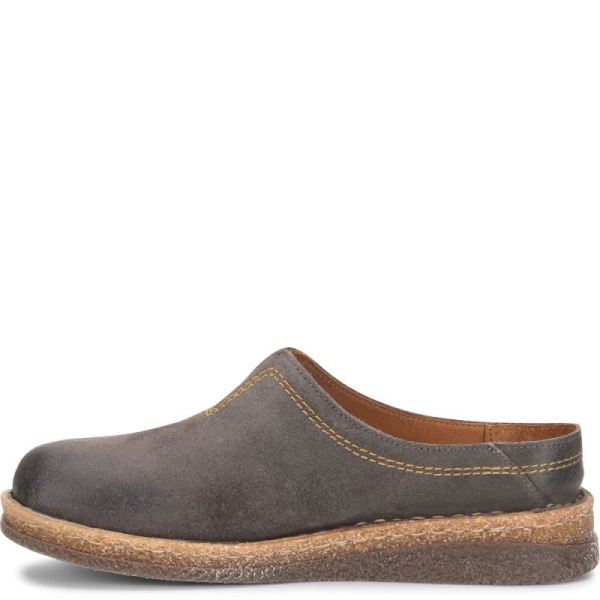 Born | For Women Seana Clogs - Dark Concrete Distressed (Grey)