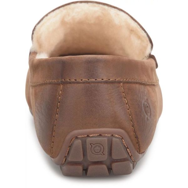 Born | For Men Allan Shearling Slippers - Carafe Nubuck (Brown)